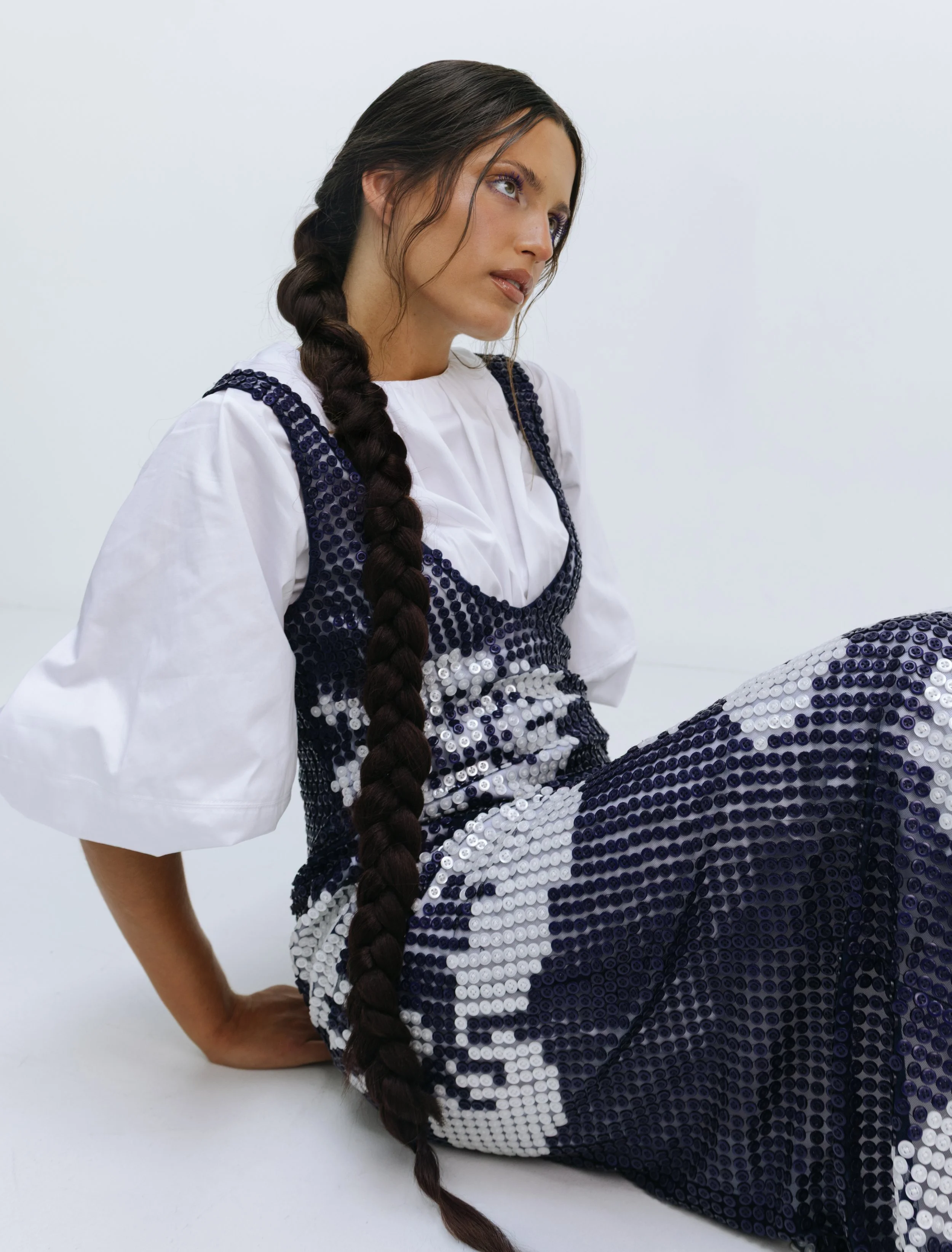 Stajyorlardan yalangoch Anastasiya Konstantinina